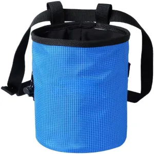 Blue Large Portable Climbing Outdoor Chalk Bag with Adjustable Belt Suitable for Outdoor Climbing and Sports