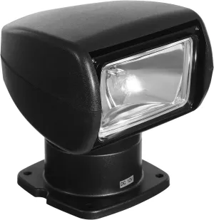 Boat Spotlights, 100W Halogen Remote Control Light Boat Search Lights Rotate 360° Halogen Searchlight Spotlight Searchlight 12V for SUV Boat Emergency Lighting Irradiation Distance 2624.67ft - Black