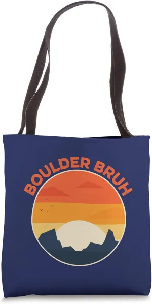 Boulder Bro Funny Bouldering Slang Rock Climbing Fan Climber Tote Bag