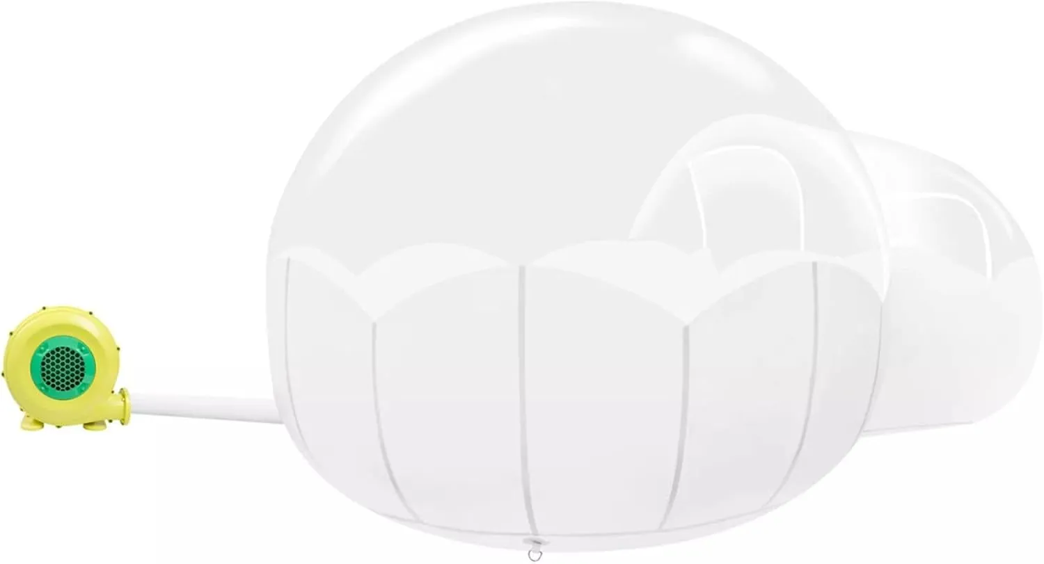 Bubble Tent, 3 2 Meters Flower Bubble House Inflatable Bubble House Inflatable Dome Bubble House Transparent Bubble Tent Kids Party Balloon Tent with Blower for Shopping Mall