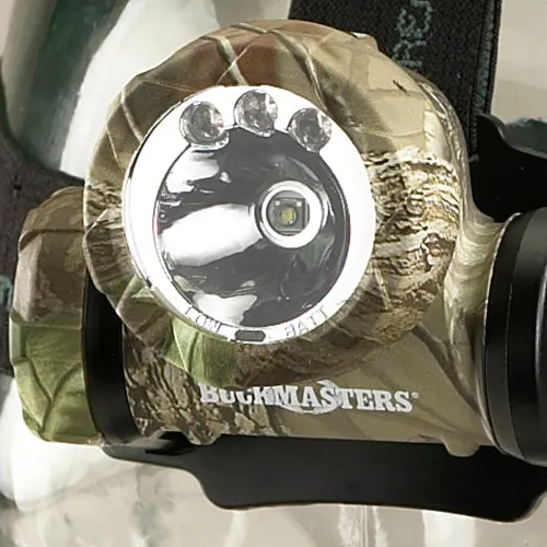 Buckmasters Camo Trident W-grn Led&batt