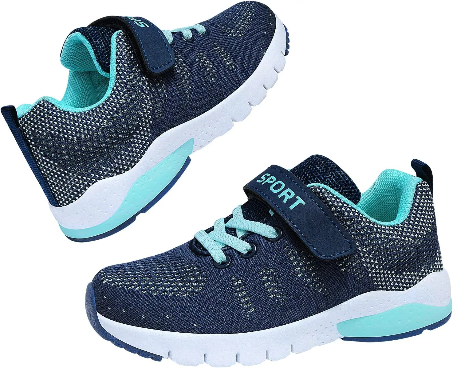 Caitin Kids Running Tennis Shoes Lightweight Casual Walking Sneakers for Toddler Little Big Boys and Girls