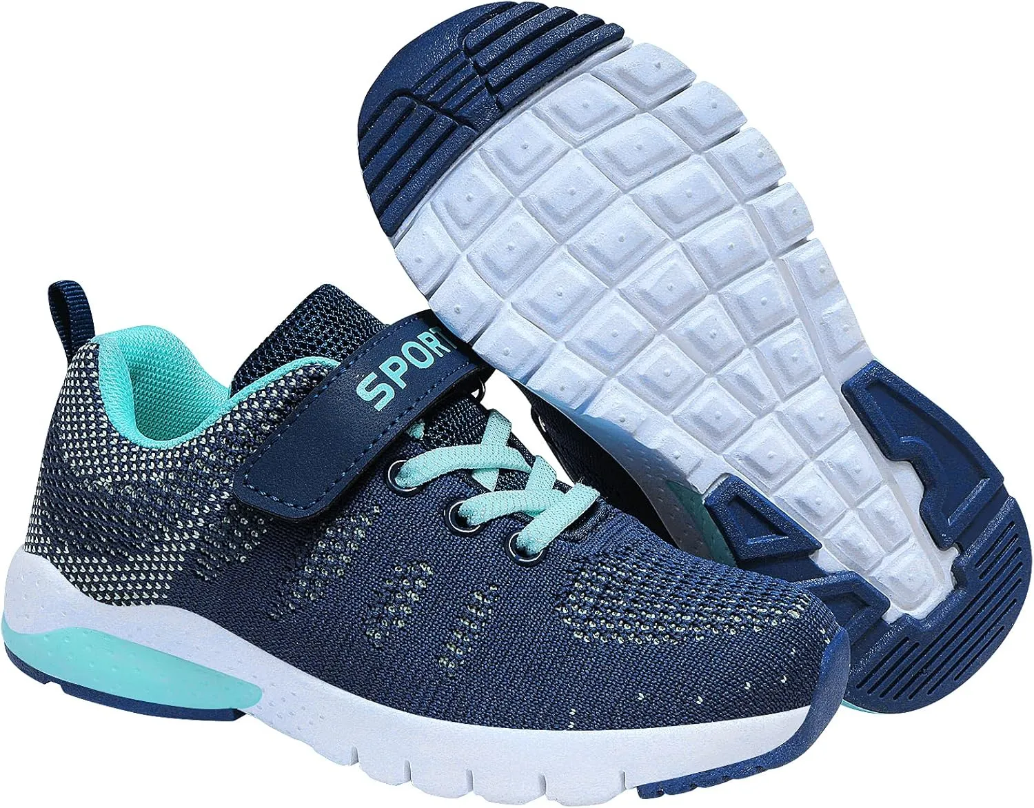 Caitin Kids Running Tennis Shoes Lightweight Casual Walking Sneakers for Toddler Little Big Boys and Girls