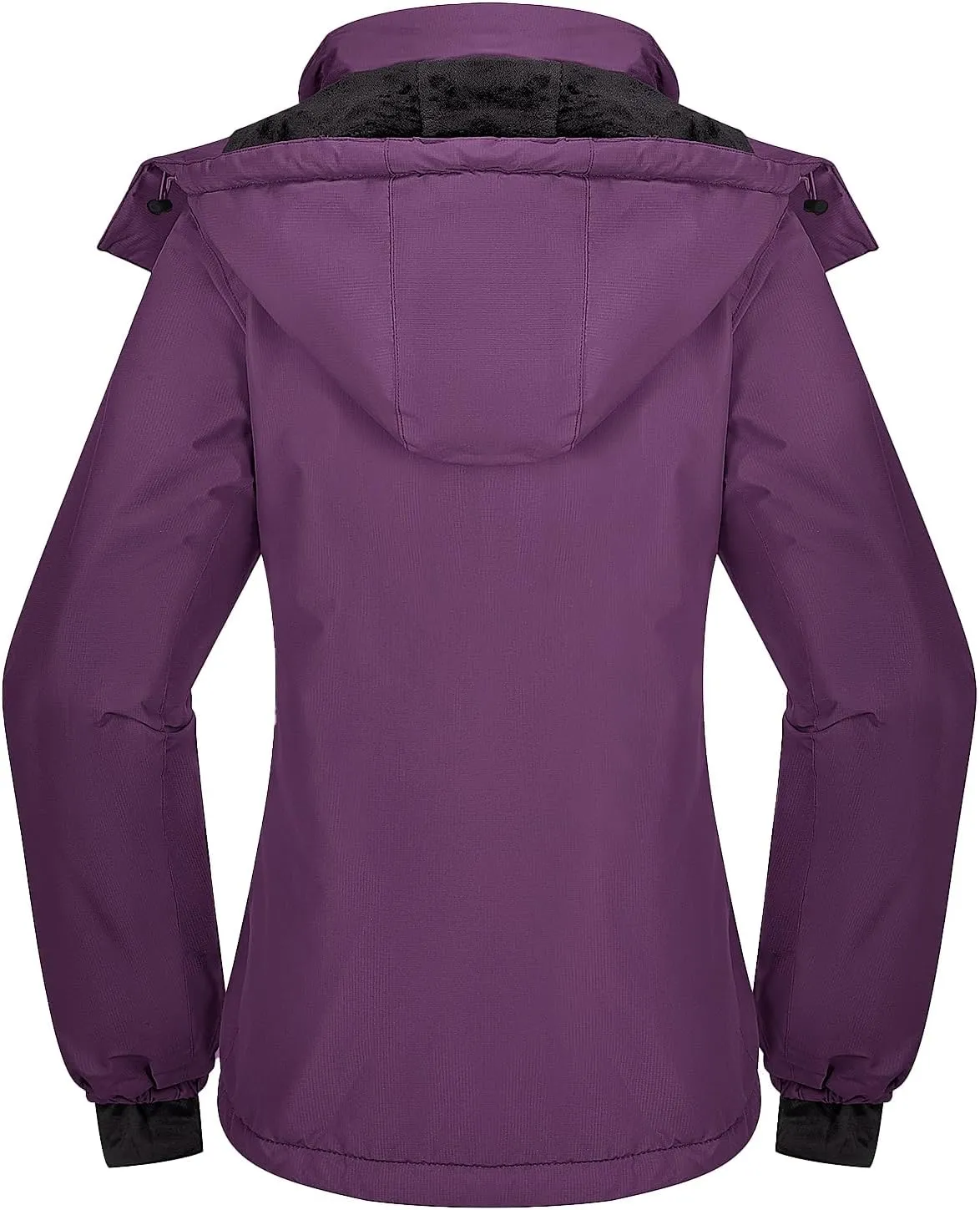 CAMEL CROWN Women's Ski Jacket Waterproof Warm Winter Snow Coat Hooded Mountain Outdoor Windbreaker Windproof Jacket