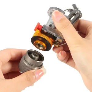 Camping Stove Folding Stove Burners with Electric-spark Ignition Button