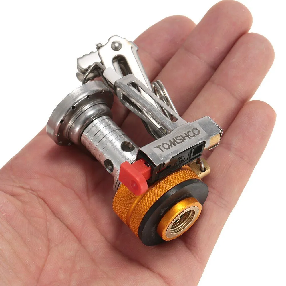 Camping Stove Folding Stove Burners with Electric-spark Ignition Button