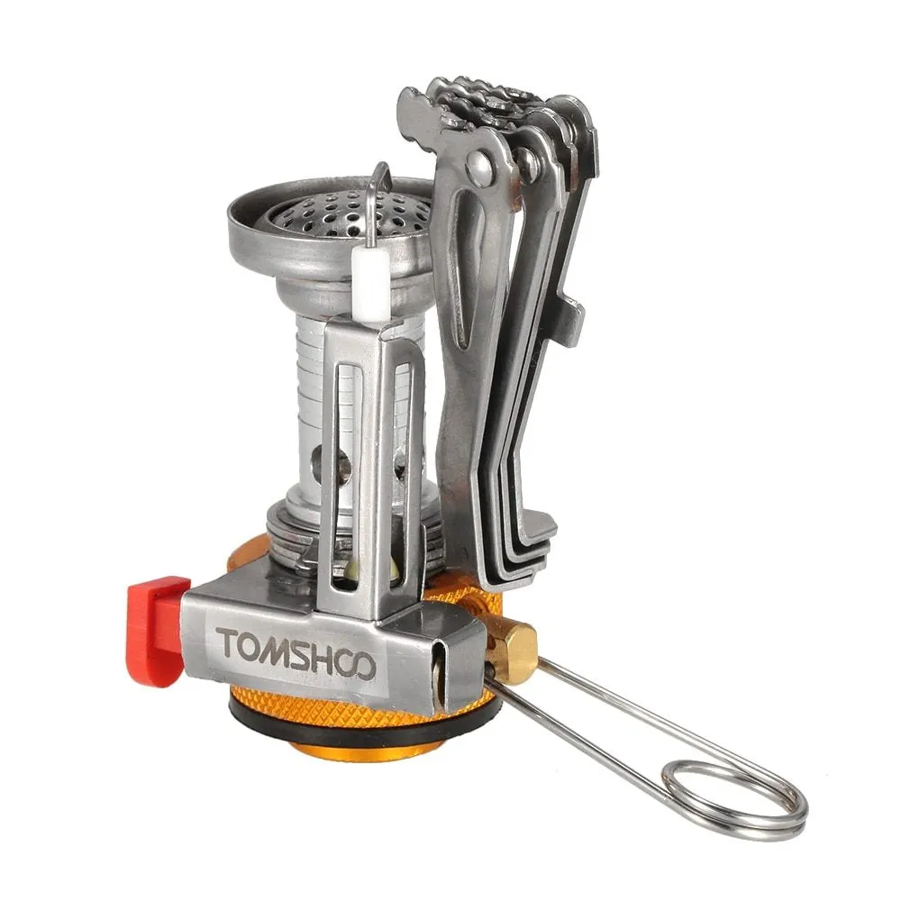 Camping Stove Folding Stove Burners with Electric-spark Ignition Button