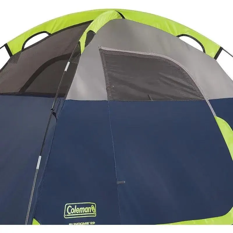 Camping Tent with Detachable Poles and Rain Cover