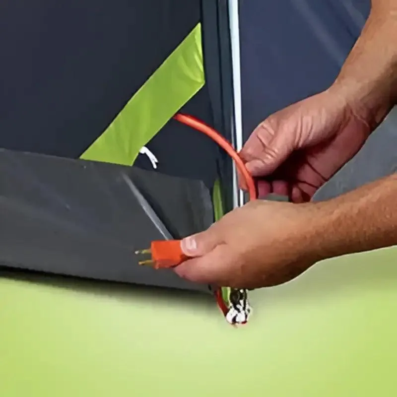 Camping Tent with Detachable Poles and Rain Cover