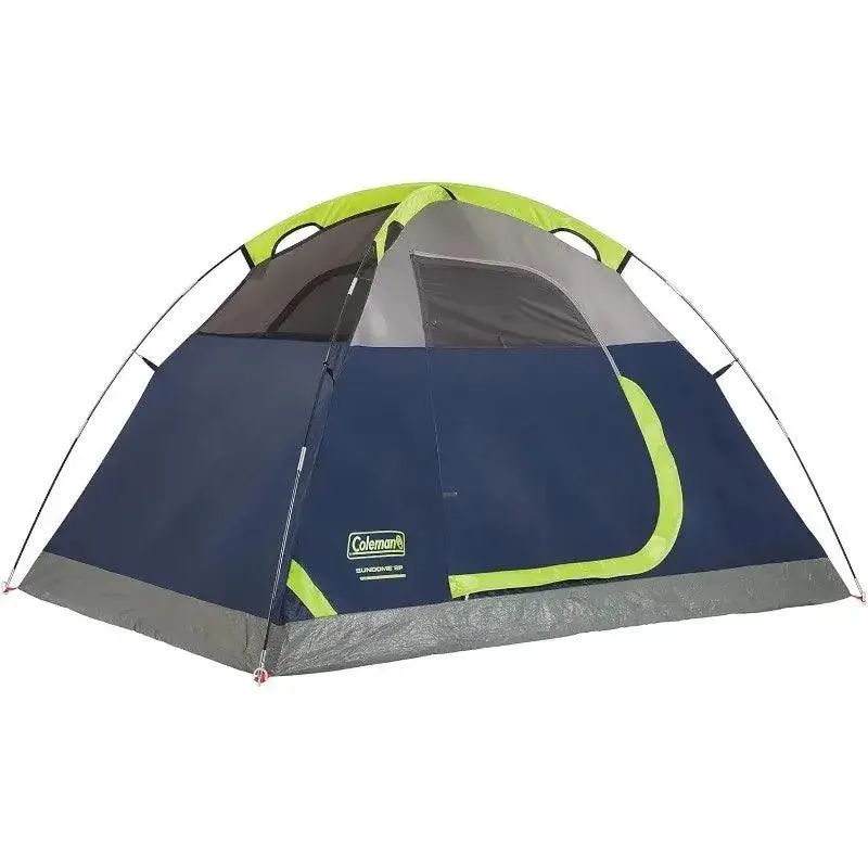 Camping Tent with Detachable Poles and Rain Cover