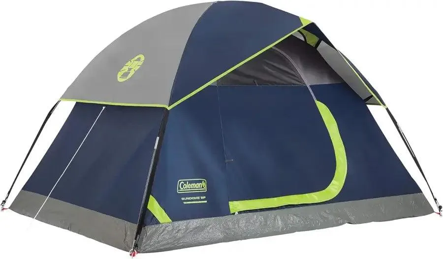 Camping Tent with Detachable Poles and Rain Cover