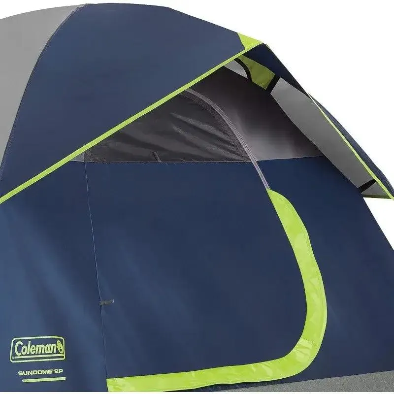Camping Tent with Detachable Poles and Rain Cover