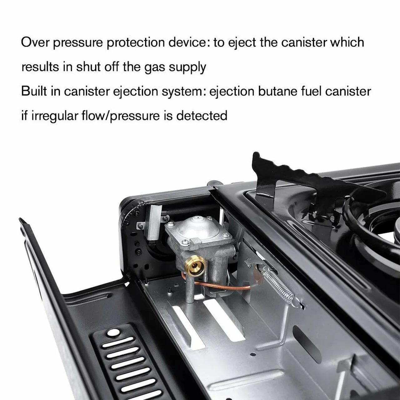 Camplux Duel Fuel (Propane And Butane) Portable Outdoor Camping Gas Stove, Single Burner with Carry Case