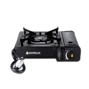 Camplux Duel Fuel (Propane And Butane) Portable Outdoor Camping Gas Stove, Single Burner with Carry Case
