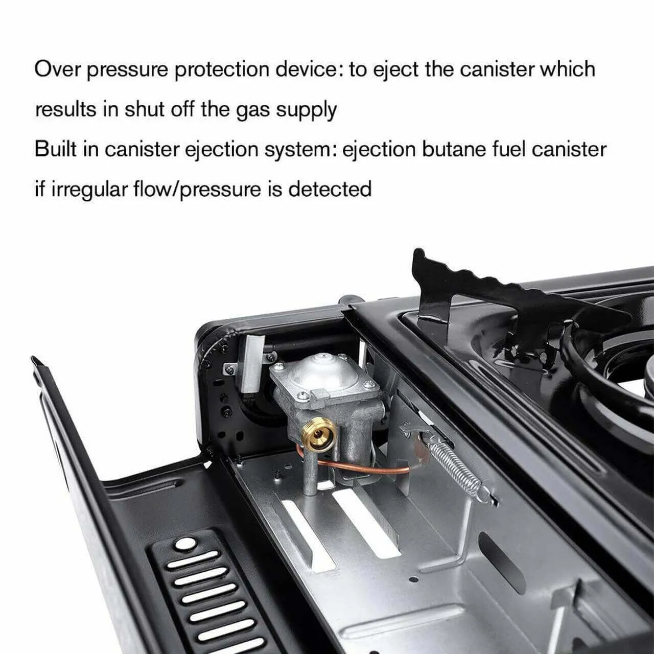 Camplux Duel Fuel (Propane And Butane) Portable Outdoor Camping Gas Stove, Single Burner with Carry Case