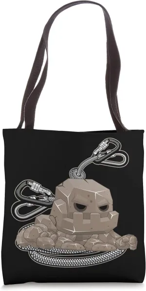 Carabimer Rock Climbing Bouldering Alpinist Climber Boulder Tote Bag