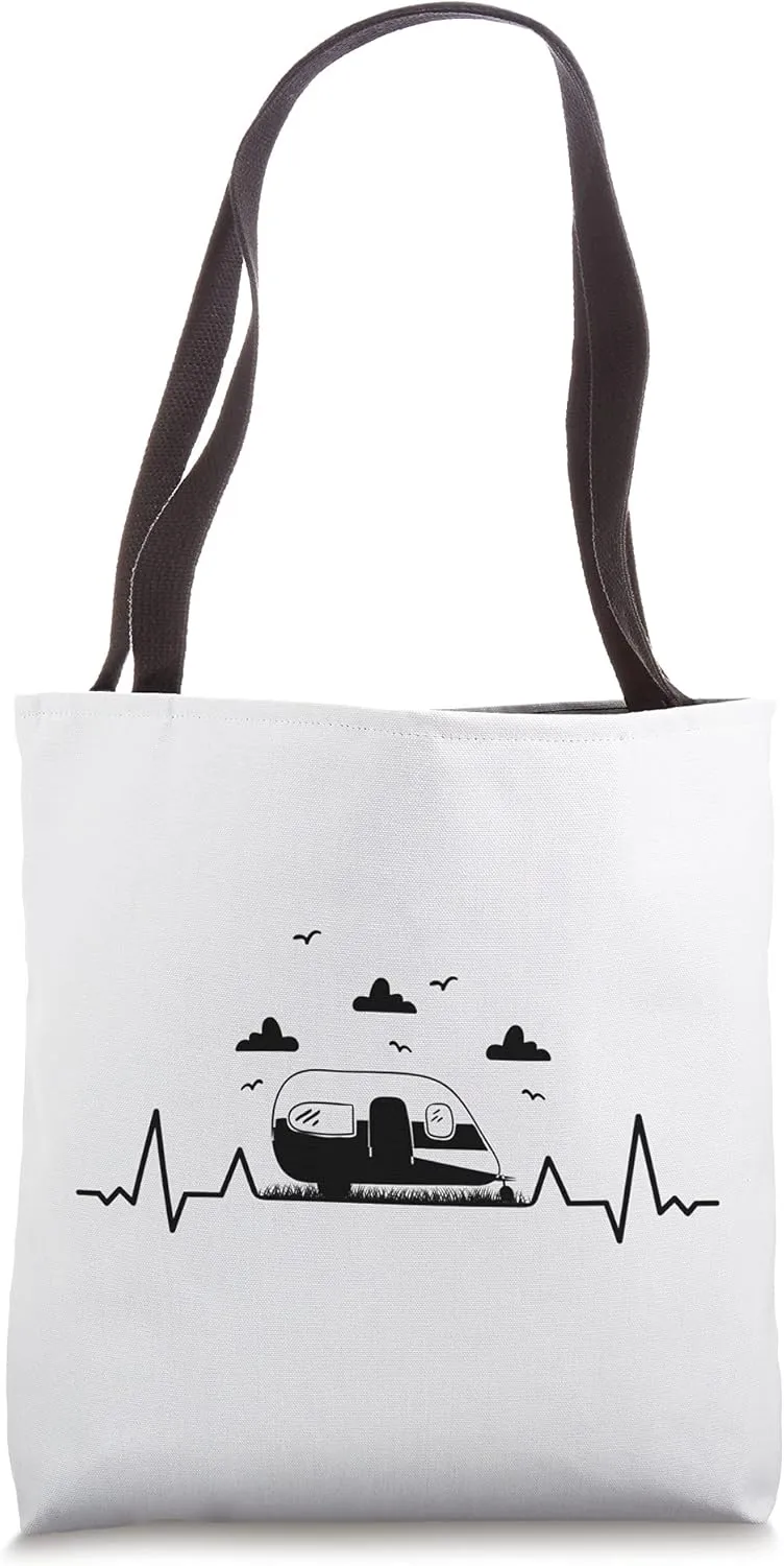 Caravan trailer mobile-home Camping climbing hiking Caravan Tote Bag