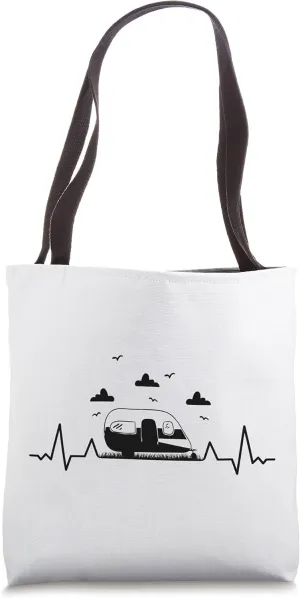 Caravan trailer mobile-home Camping climbing hiking Caravan Tote Bag