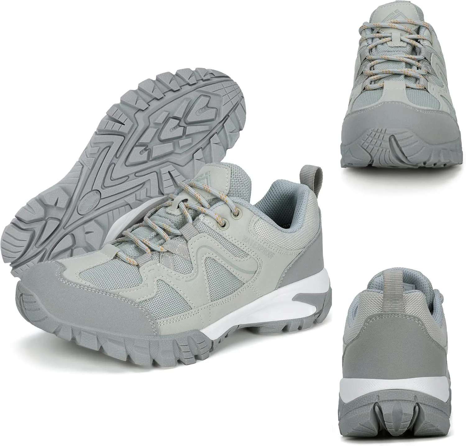CC-Los Women's Waterproof Hiking Shoes Lightweight Breathable Walking Shoes for Outdoor Climbing Size 5.5-10.5