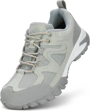 CC-Los Women's Waterproof Hiking Shoes Lightweight Breathable Walking Shoes for Outdoor Climbing Size 5.5-10.5