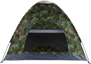 CCAN 3-4 Person Camping Dome Tent Camouflage, Waterproof Instant Camping Tent withCarry Bag for Hiking Travel Picnic Beach Outdoor, Self-Driving Tour, Camouflage Tents for Camping