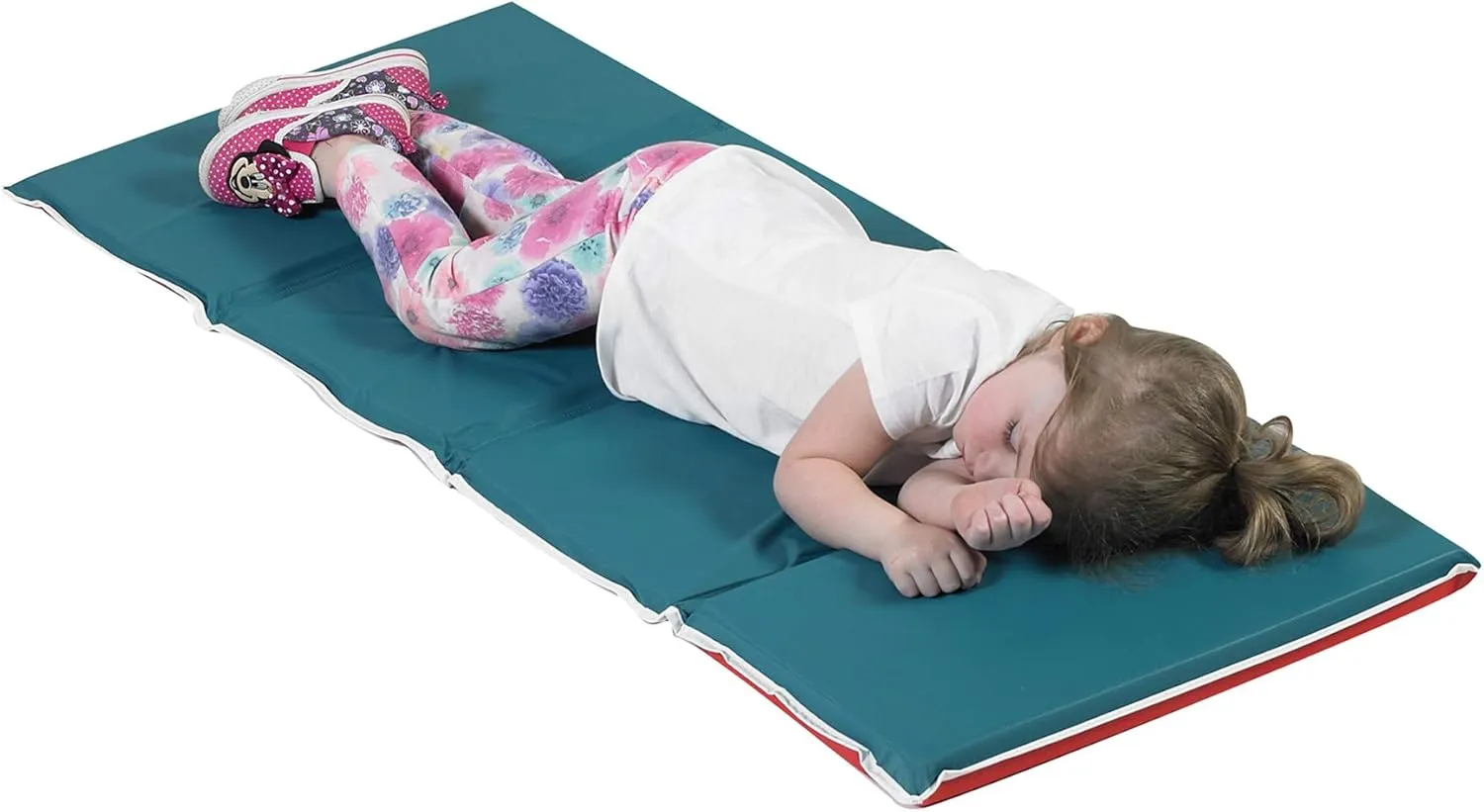 Children's Factory Double Bound Edges Folding Nap Mat for Daycare or Preschool
