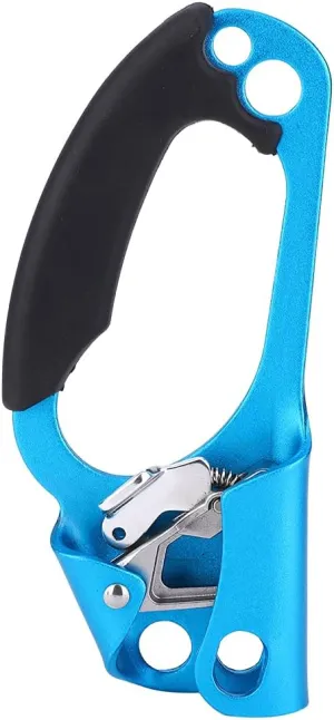 Climbing Ascender,Climbing Ascender Riser,Professional Grade Blue Climbing Ascender Riser - Made from 7075 Aviation Aluminum Alloy for Enhanced Safety and in Outdoor Rock Climbing
