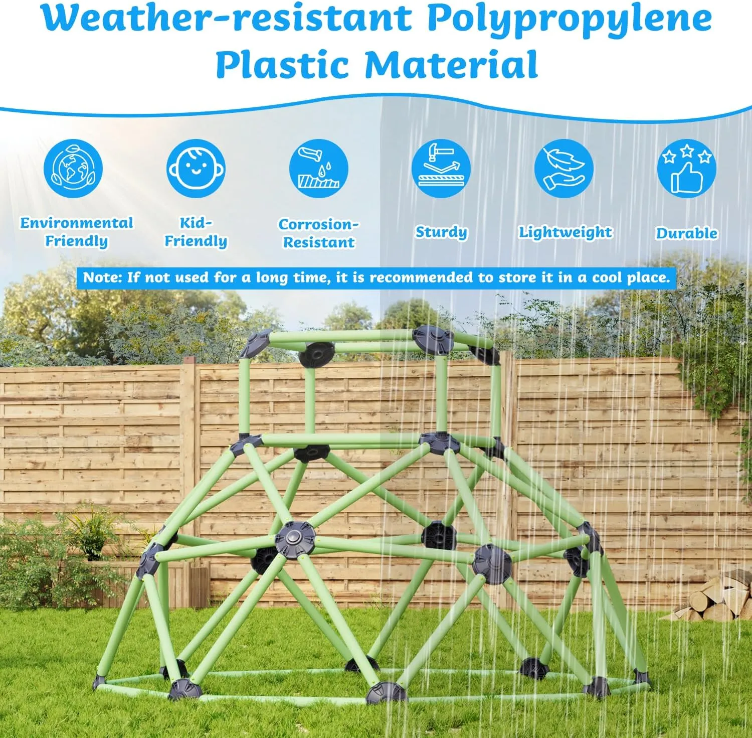 Climbing Dome for Kids,6 FT Dome Climber Outdoor and Indoor Toys PP Climbing Tower Play Equipment Geometric Dome Jungle Gym Easy to Assemble for Kids Aged 3 to 8
