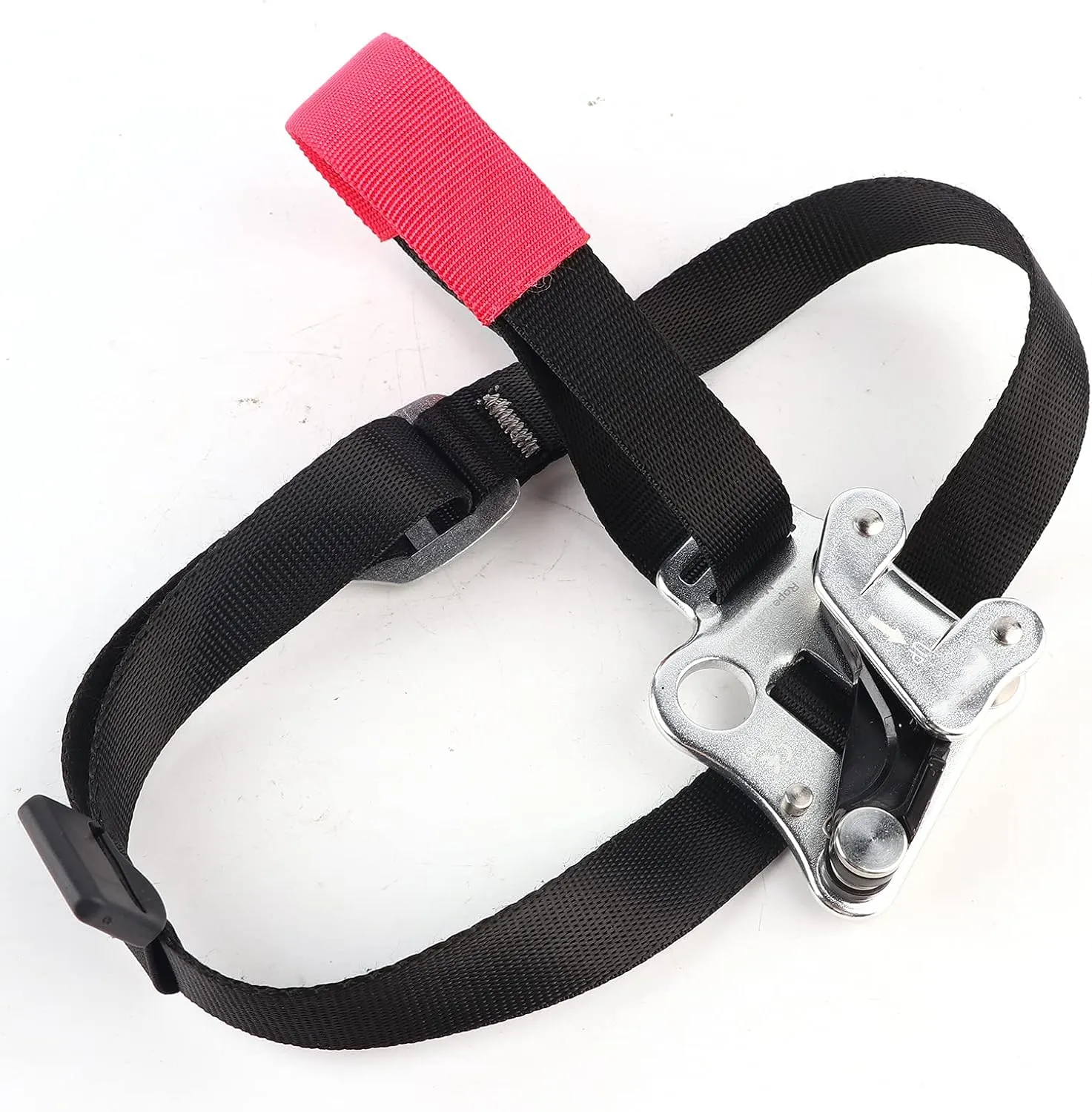 Climbing Foot Ascender, Aviation Aluminum Left Right Foot, Outdoor Rock Climbing Mountaineering Foot, Ascender Riser Anti Drop Guardor Equipment Accessory