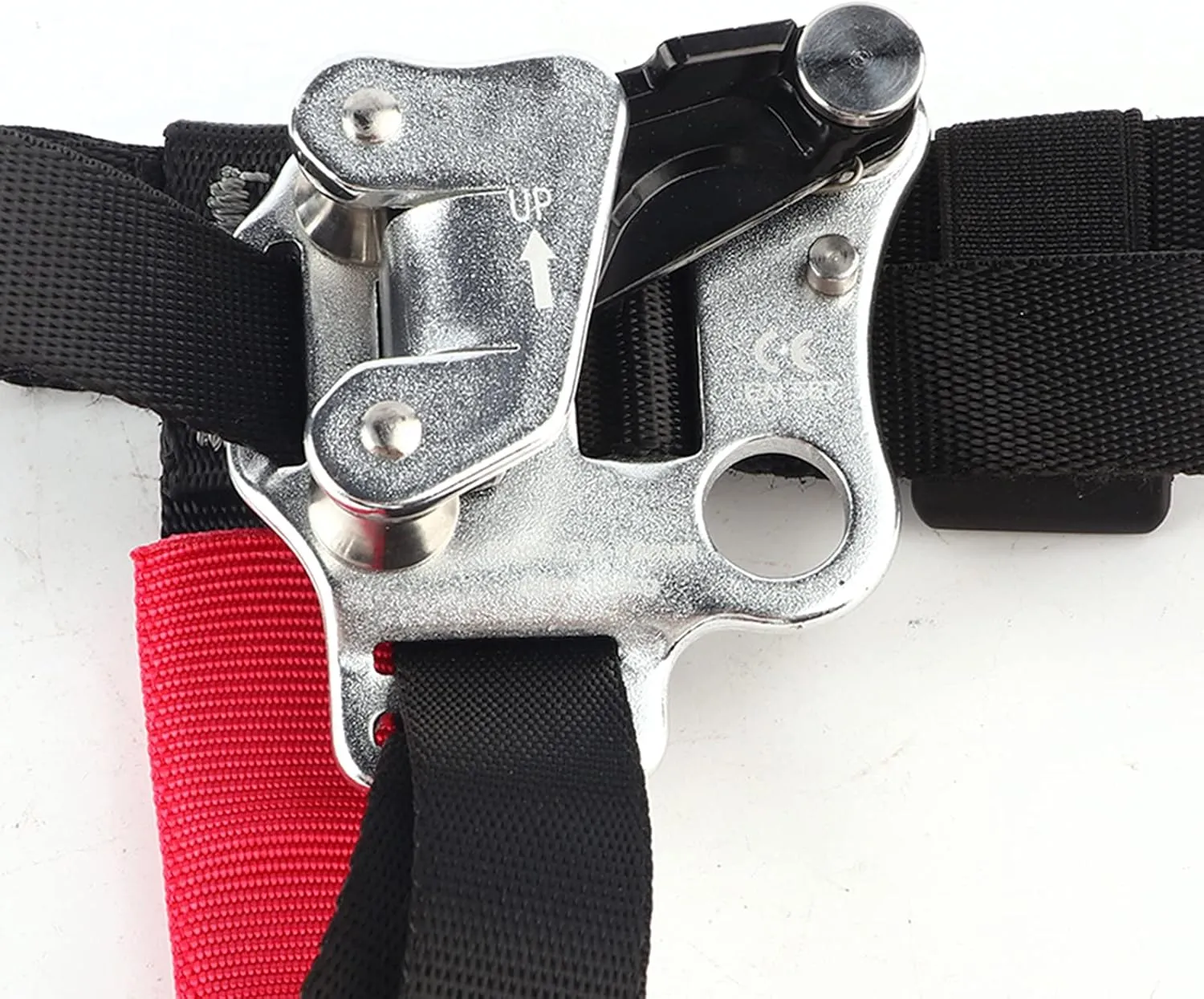Climbing Foot Ascender, Aviation Aluminum Left Right Foot, Outdoor Rock Climbing Mountaineering Foot, Ascender Riser Anti Drop Guardor Equipment Accessory