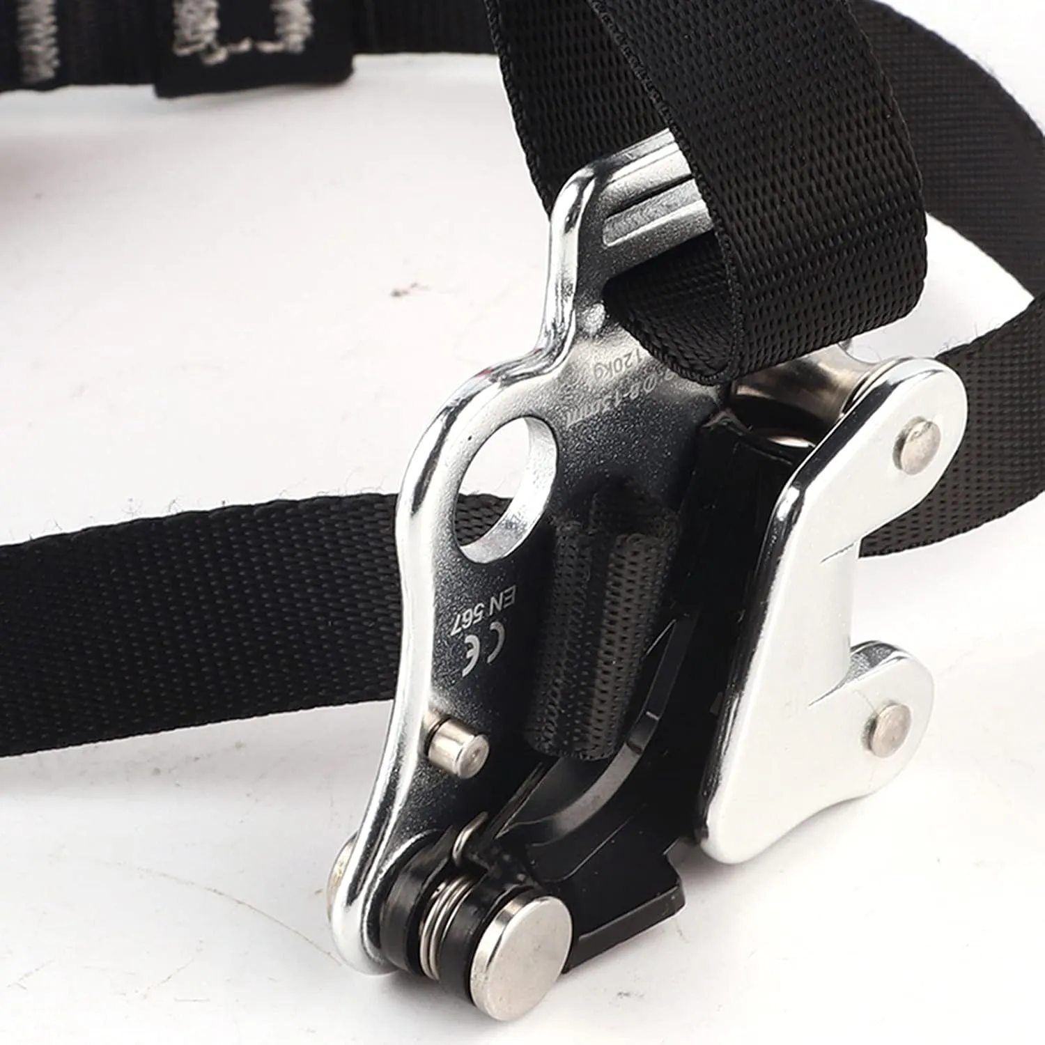 Climbing Foot Ascender, Aviation Aluminum Left Right Foot, Outdoor Rock Climbing Mountaineering Foot, Ascender Riser Anti Drop Guardor Equipment Accessory