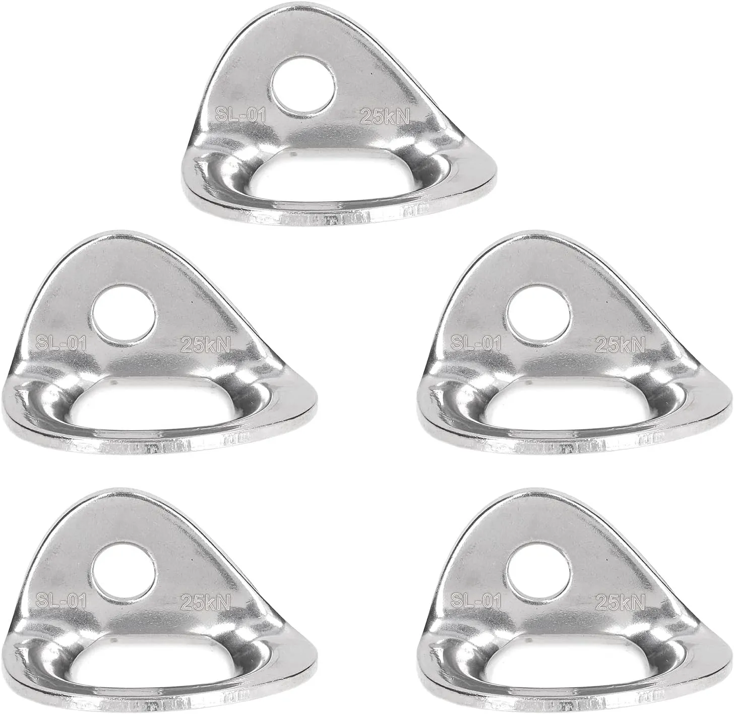 Climbing Hanger, 5PCS Stainless Steel Climbing Anchor Bolts Climbing Hanger Climbing Rappelling for Rappelling Aerial Work