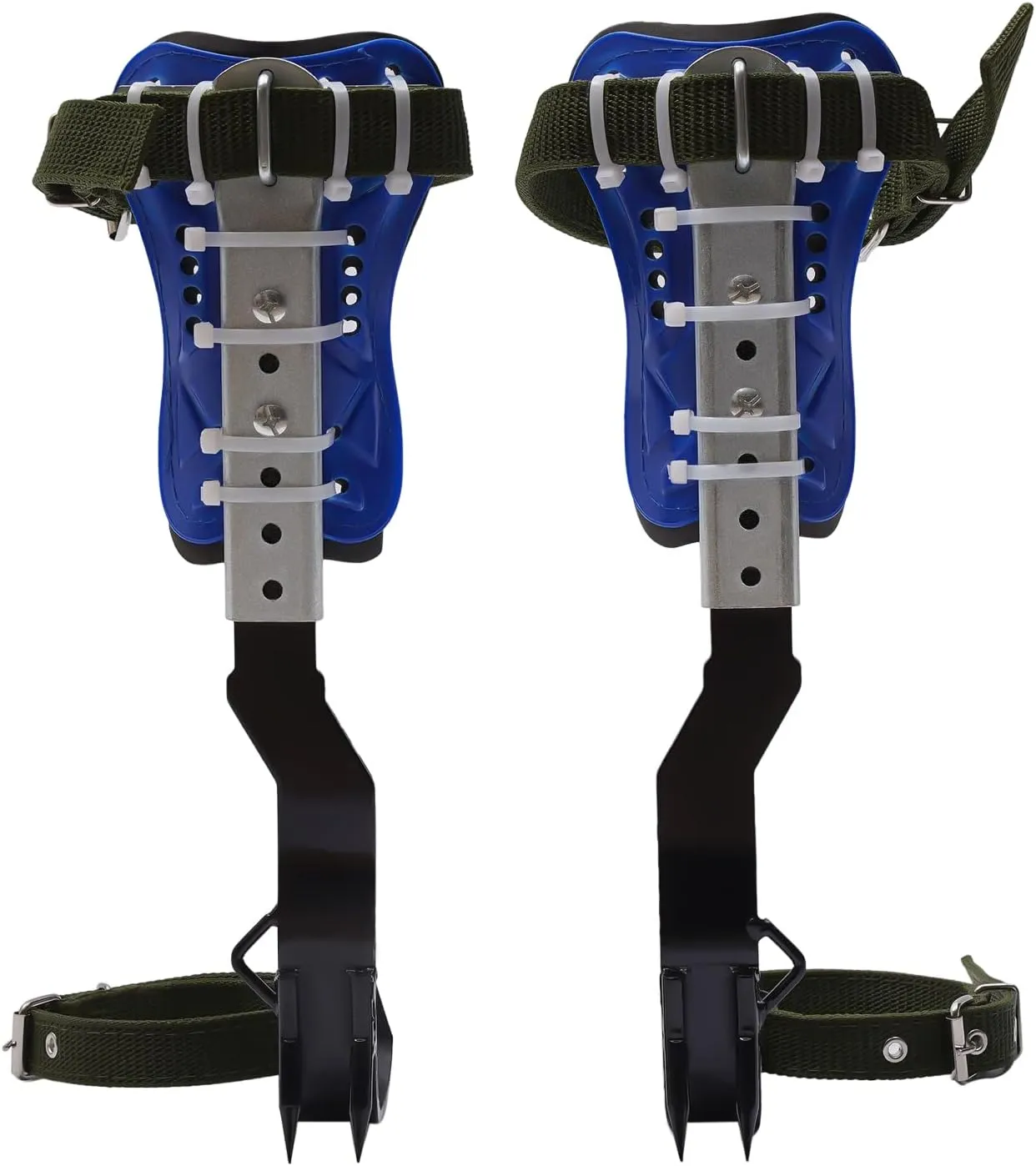 Climbing Spike, Adjustable Tree Climbing Gear with Extra Multi-Functional Straps, Blue Climbing Protection Tools For Outdoor Climbing