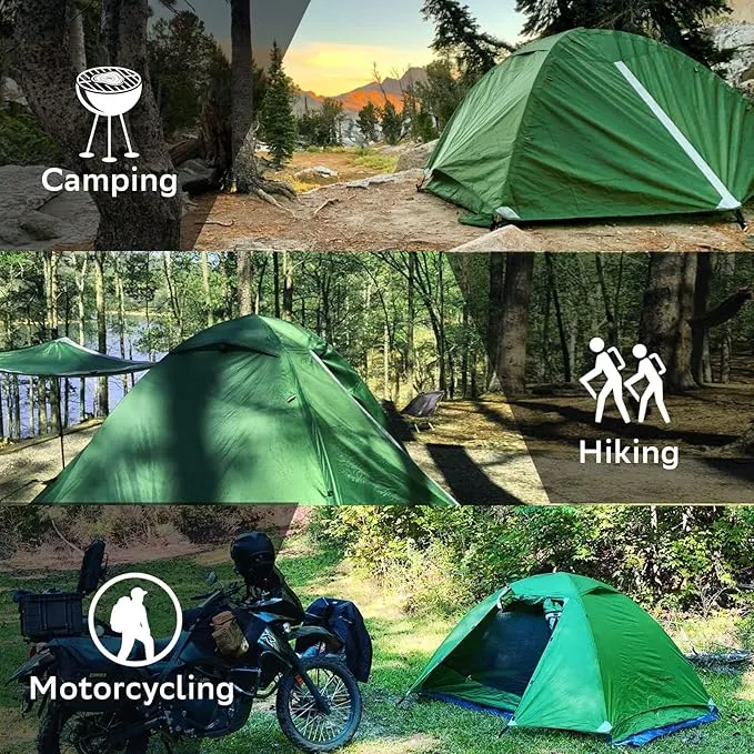 Clostnature Polaris Lightweight Backpacking Tent - 2/3/4 Person Ultralight Waterproof Camping Tent, 3 Season Large Size Easy Setup Tent for Family, Outdoor, Hiking and Mountaineering