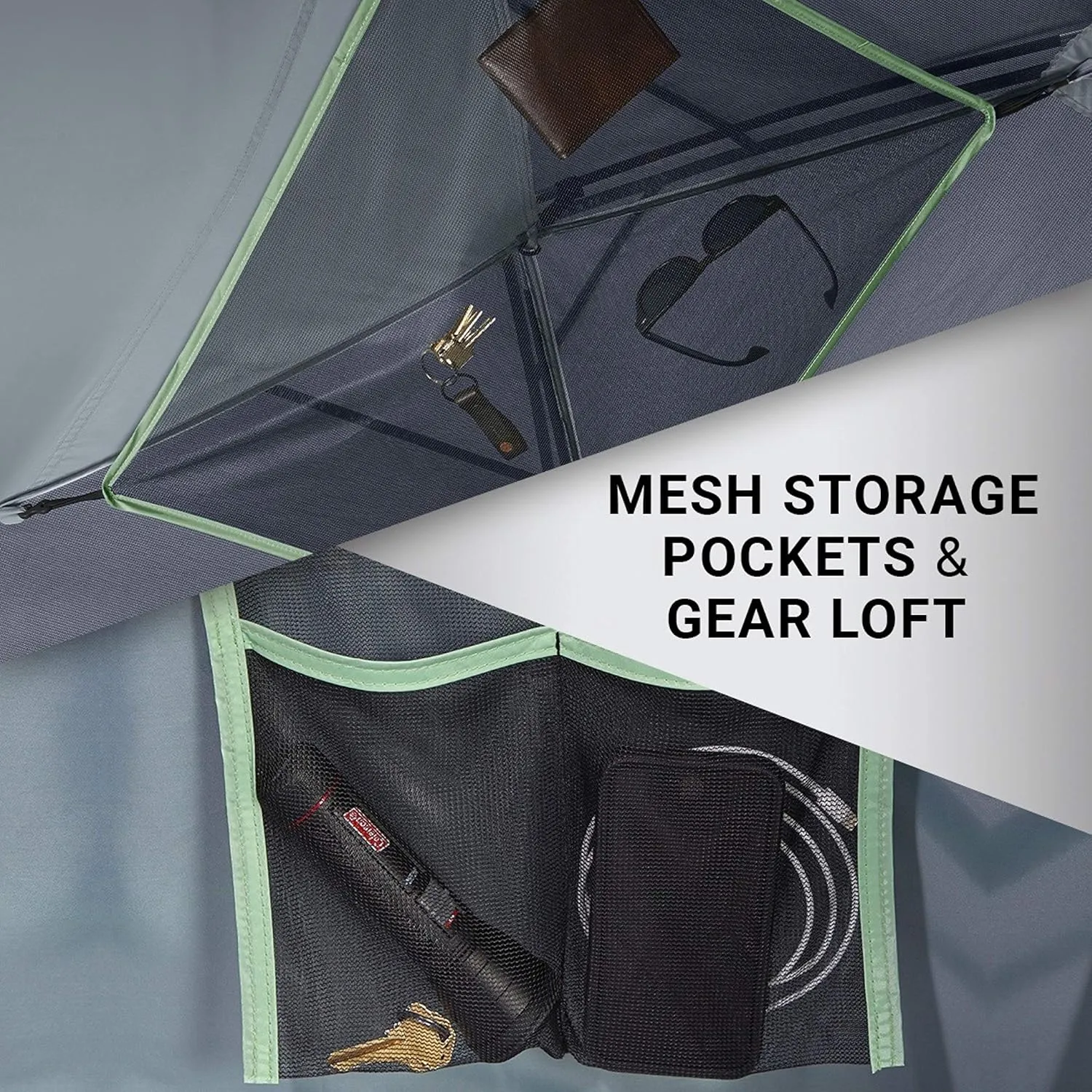 Coleman Skydome Series Camping Tent Weatherproof Tent Includes Pre-Attached Poles Rainfly Carry Bag and Unique Pattern Sets up in 5 Minutes