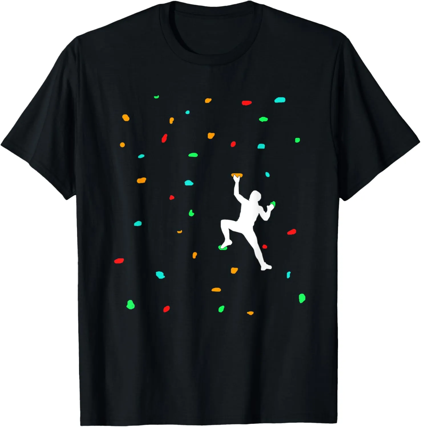 Colorful Climbing Wall Climbing Accessories Boulder T-Shirt