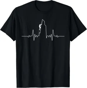 Cool Rock Climbing Art For Men Women Mountain Rock Climbers T-Shirt