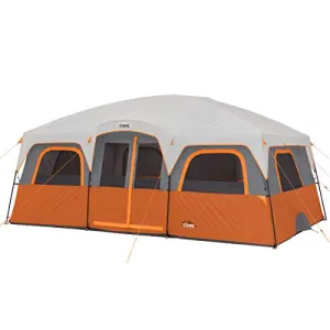Core 12-Person Multi-Room Camping Tent for Large Familes: Height 8'2",