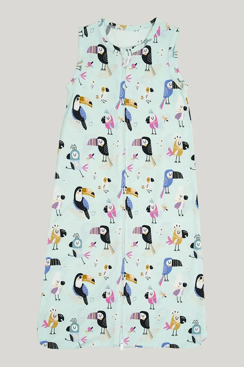 Customized Newborn Bamboo Fiber Sleeping Bag, Sleeveless Zipper With Double Sliders Sleeping Bag Wholesale Manufacturer-2311820275