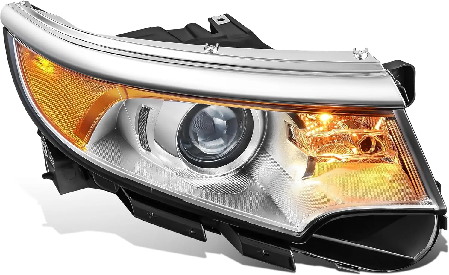 DNA MOTORING Right OE Style Headlight Compatible with 11-14 Ford Edge SE SEL Limited Models,OEM-HL-0232-R