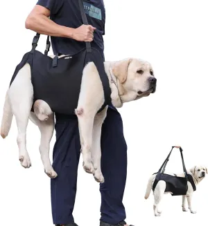 Dog Lift Harness for Dogs, Dog Sling Carrier with Handle for Hind Leg Support, Arthritis, Joint Injuries, Rehabilitation, and Assistance with Stairs, Cars (Ace-doglift-L)