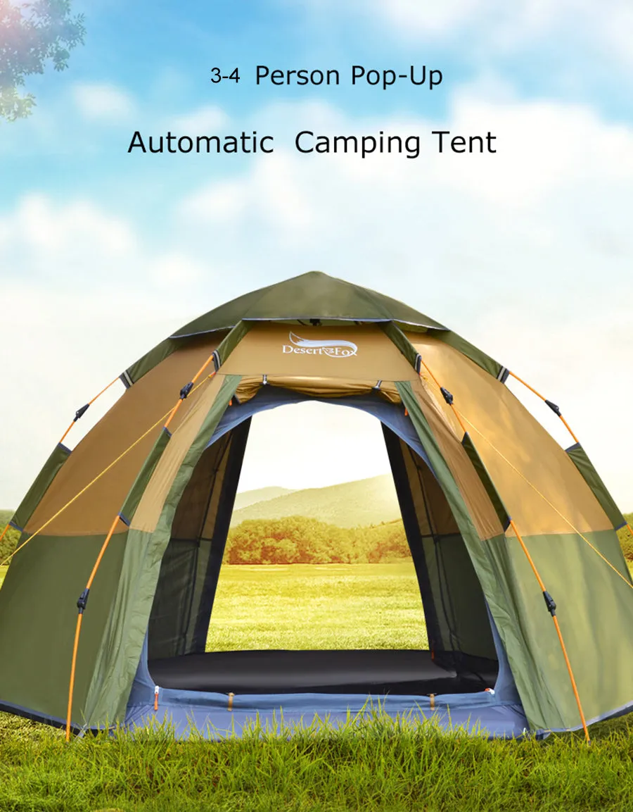 Dome Automatic Tent ,3-4 Person
