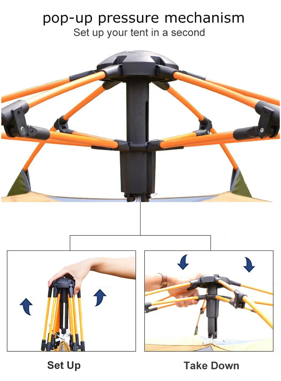 Dome Automatic Tent ,3-4 Person