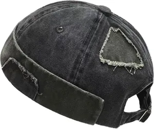 Dome Brimless Hats for Women Men Sailor Docker Beanie Cap Hip Hop Skull Caps