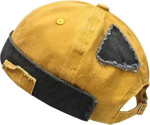 Dome Brimless Hats for Women Men Sailor Docker Beanie Cap Hip Hop Skull Caps