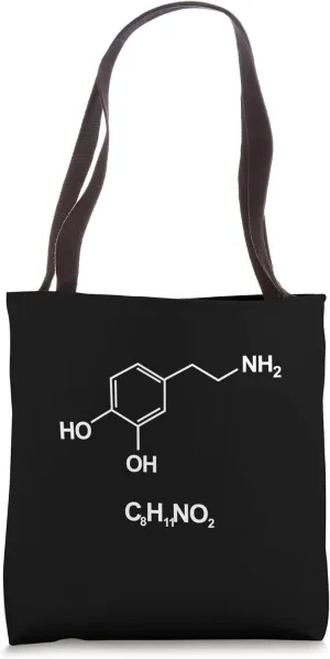 Dopamine Molecule Tote Bag