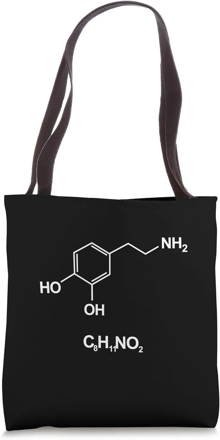 Dopamine Molecule Tote Bag