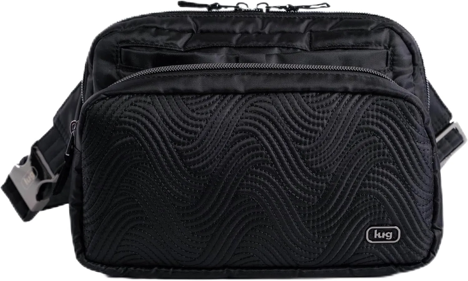 Double Back Belt Bag, BLACK