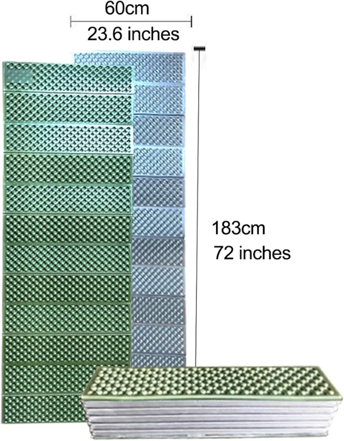 Egg Trough Camping Mat Portable Sleeping Mat Picnic Foam Bed Mattress Hiking Gear Blanket Waterproof