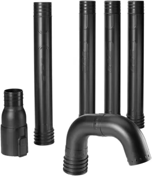 EGO Power  AGC1000 Gutter Cleaning Attachment Kit for EGO 530CFM / 580CFM / 575CFM / 650CFM/ 615CFM/LBX6000 Leaf Blowers Black